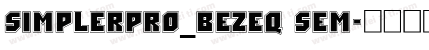 SimplerPro_BEZEQ Sem字体转换
